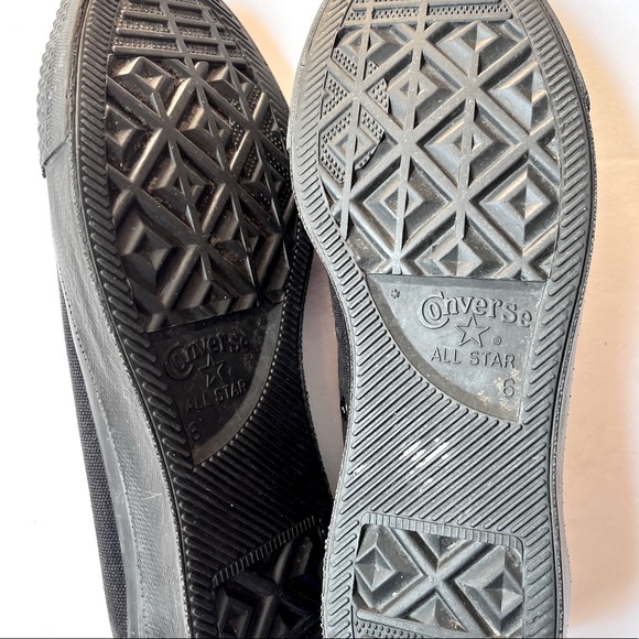 Women’s Converse All Star Chuck Taylor Black Low Top Size 8 Men’s Size 6 - Picture 9 of 9